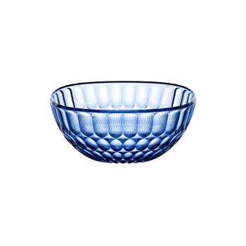 Guzzini Vanity tál 25 cm Denim Blue – átlátszó SAN tálaló- és dísztál, 2,5 l