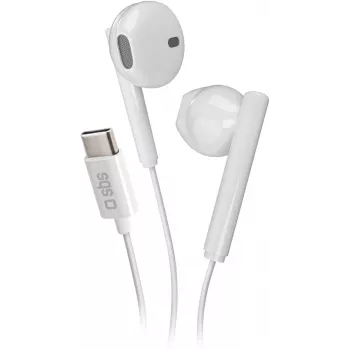SBS Studio Mix 65c vezetékes USB-C fejhallgató, fehér (TEEARTYCAPW)