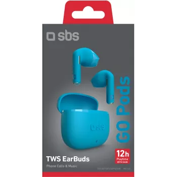 SBS Go Pods True Wireless fülhallgató (TWS), kék (TEEARTWSGOPODSB)