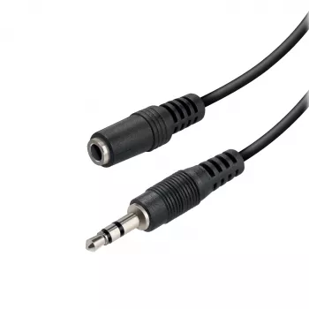 Vivanco VVAXJACK15MFK 3.5mm Audio Extension Cable 1.5m Black