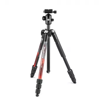 Manfrotto MKELMII4RD-BH Element MII 4 részes alumínium állvány gömbfejjel, piros