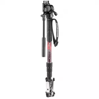 Manfrotto Element MII videó egylábú állvány 400 Series folyadékfejjel, alumínium (MVMELMIIA4LIVE)