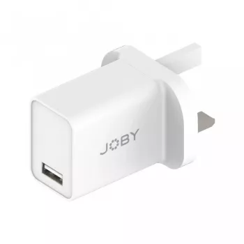 USB-A hálózati töltő, UK Joby 12W (2.4A) (JB01804-BWW)
