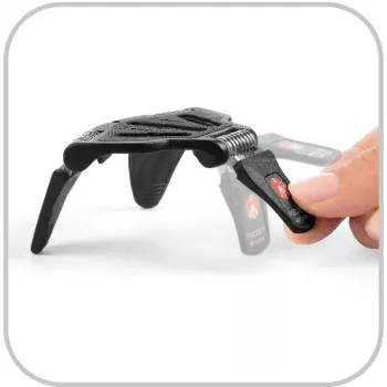 Manfrotto MP3-BK asztali állvány beépített golyóscsuklós fejjel, fekete