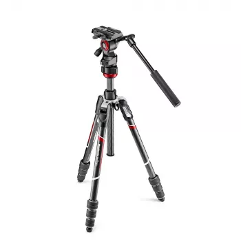 Manfrotto MVKBFRTC-LIVE karbonszálas videóállvány-készlet Befree Live folyadékos fejjel
