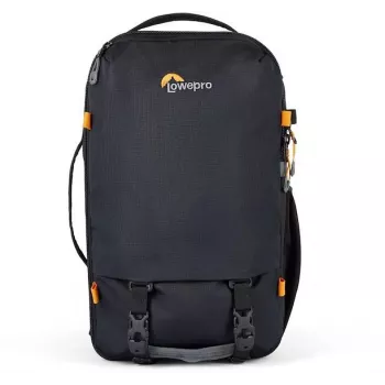 Lowepro Trekker LT BP 150 AW kamerahátizsák, fekete, 20L, újrahasznosított anyag, hátoldali hozzáférés, AW védőhuzat, laptop- és tablettartó rekesz, állványrögzítés