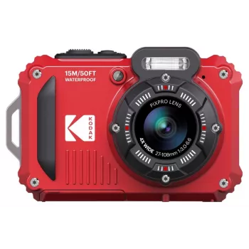Kodak WPZ2RD6 piros 16,35 MP vízálló Wi-Fi kompakt fényképezőgép