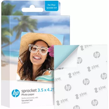 HP ZINK fotópapír 3,5 x 4,25 inch fényes, öntapadós, 20 lap HP Sprocket készülékhez