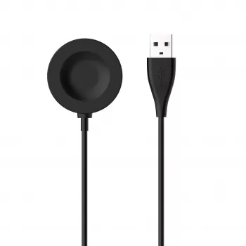 FIXED USB-A mágneses töltőkábel Huawei Watch GT 2 Pro/3/3 Pro/4/4 Pro/5/5 Pro/6/6 Pro-hoz, fekete, 1 m