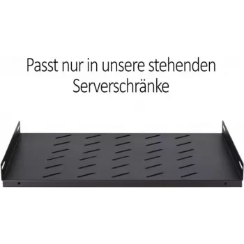 DSIT DS-FH60 1U fix konzolpolc 600 mm mély szerverrackekhez, fekete