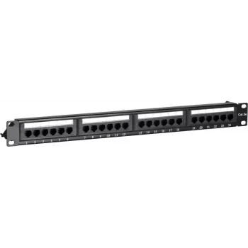 DS-IT CAT 5e UTP 24 portos 19 inch rackbe szerelhető patchpanel (DS-Patch5-24UTP)