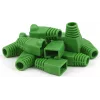 DSIT DANICOM RJ45 törésvédő gumibak zöld, 10 darabos csomag