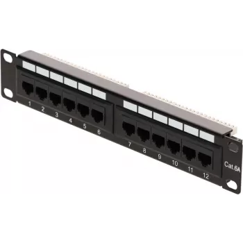 DSIT 10 inch 12-portos UTP CAT 6a patchpanel DS-10Patch6a-12UTP