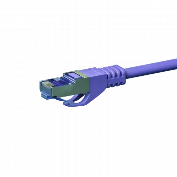 DSIT CAT 6a hálózati kábel LSOH - S/FTP - 1,50 m - lila (DC-6A8-015)