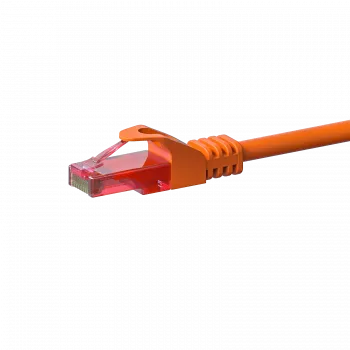 DSIT CAT6 U/UTP hálózati patchkábel, 0,50 m, narancssárga, 100% réz, RJ45 (DC-66-005)