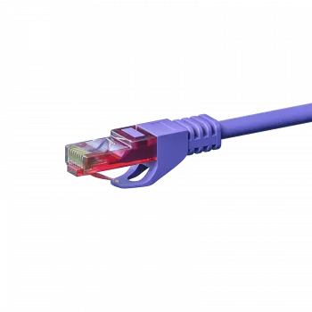 DSIT CAT6 Ethernet patchkábel U/UTP 0,5 m lila 100% réz