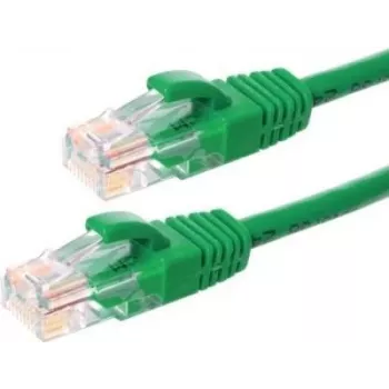 DSIT CAT6 U/UTP patchkábel, 1,5 m, zöld, 100% réz, RJ45, 10 Gbps, 250 MHz, PVC köpeny