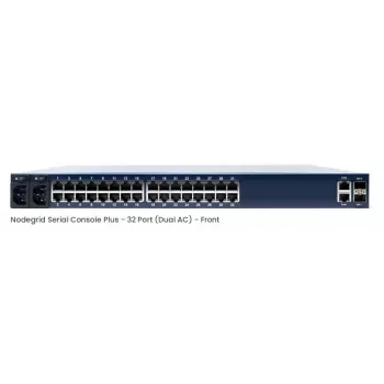 ZPE Systems Nodegrid Serial Plus - Core konzol szerver, Rolled, 2 magos CPU, 4 GB DDR4, 16 GB SSD, 2 x SFP, 2 x GbE, Dual AC