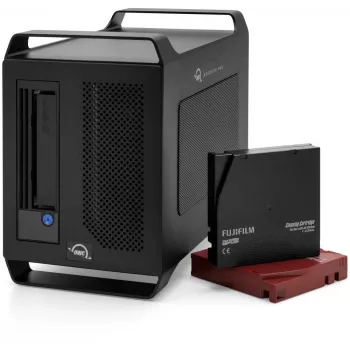 OWC Archive Pro LTO-9 Thunderbolt szalagos meghajtó, 18 TB natív / 45 TB tömörített (OWCTBLTMP90000H)