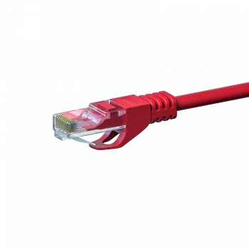 DSIT CAT 6 U/UTP patchkábel, 1 m, piros, CCA, RJ45, Gigabit Ethernet