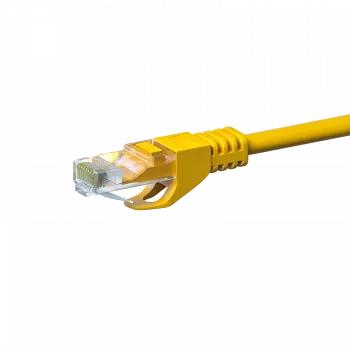DSIT CAT5e U/UTP hálózati patchkábel, 2 m, sárga, 100% réz (DC-57-020)