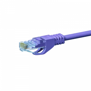 DSIT CAT 5e U/UTP hálózati patchkábel, 20 m, lila, CCA, RJ45