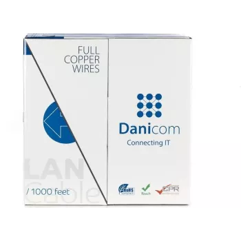 DSIT DANICOM CAT6 UTP 305 m PVC (Fca) tömör réz hálózati kábel