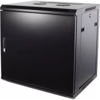 DSIT DS6609M 9U fali szerver szekrény 600x600x500mm fémajtóval