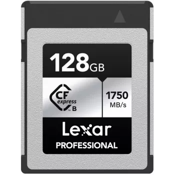 Lexar Professional CFexpress Type B SILVER 128 GB memóriakártya, 1750 MB/s (LCXEXSL128G-RNENG)