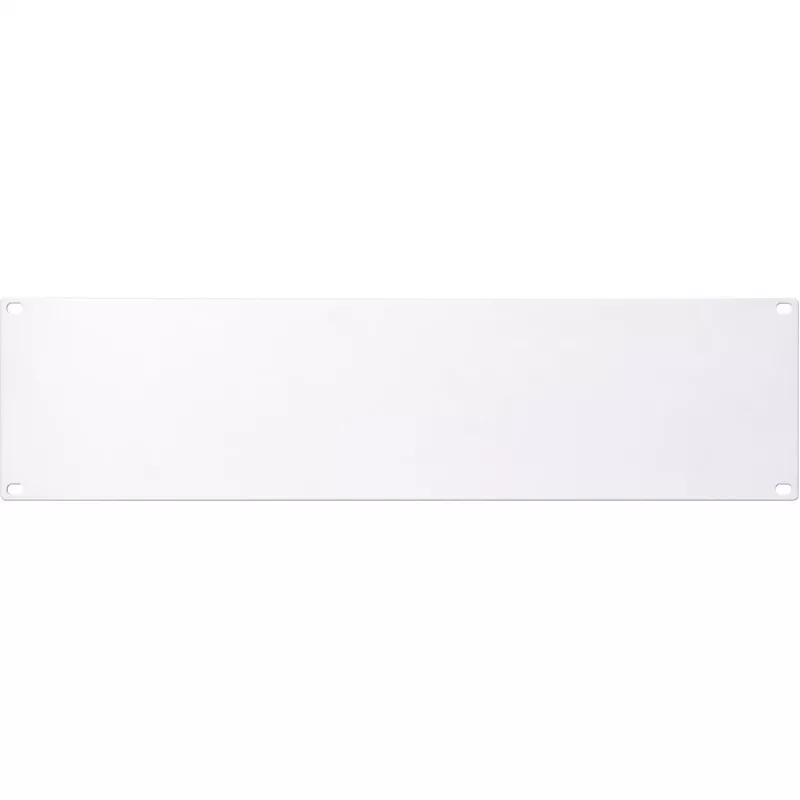 DSIT 19 inch rack vakpanel 3U fehér DS-Blind3-W