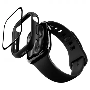 SPIGEN Thin Fit 360 Apple Watch 10 / 11 (46 mm) fekete