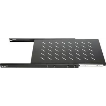 DSIT DS-UH60 1U kihúzható rack polc, 18 kg terhelés, 450 mm mélység, fekete