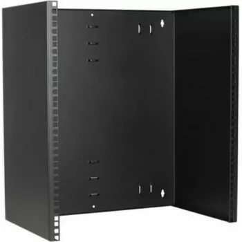 DSIT 12U 19 inch fali rack keret, 300 mm mélység, fix, acél, fekete