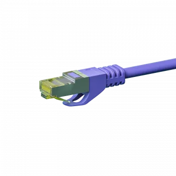 DSIT Cat.7 S/FTP (PiMF) RJ45 hálózati kábel, lila, 3m