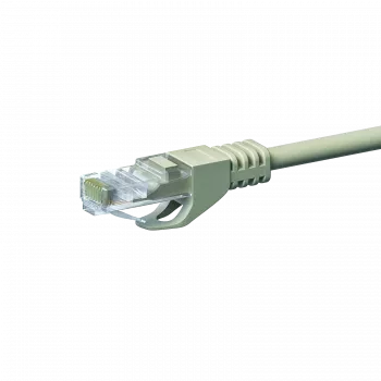 DSIT CAT 5e U/UTP hálózati patch kábel, 7,5 m, szürke, CCA, RJ45, Gigabit Ethernet