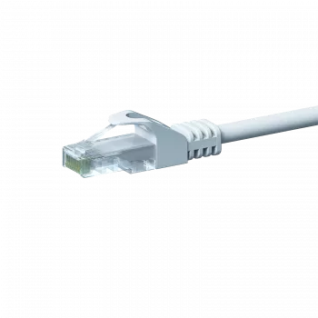 DSIT CAT 5e U/UTP hálózati patch kábel - 20m, fehér, CCA, RJ45, Gigabit Ethernet