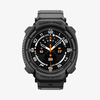 Spigen Rugged Armor PRO Samsung Galaxy Watch Ultra 2 2026-hoz (47mm) matt fekete