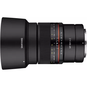 Manuális fókuszú Samyang MF 85mm f/1.4 Z objektív Nikon Z fényképezőgépekhez (F1211214101)