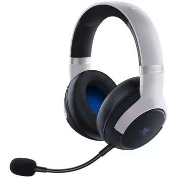 Razer Kaira Pro vezeték nélküli gamer headset PlayStationhöz - fehér