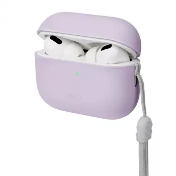 UNIQ Lino szilikon tok AirPods Pro 2. generációhoz - orgona levendula