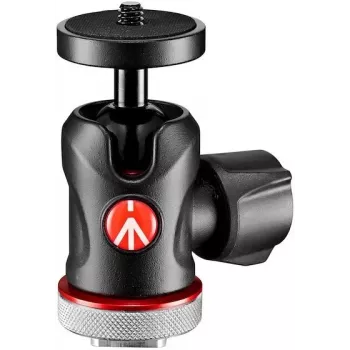 Manfrotto MH492LCD-BH Ball Head for Camera Hot Shoe, Black