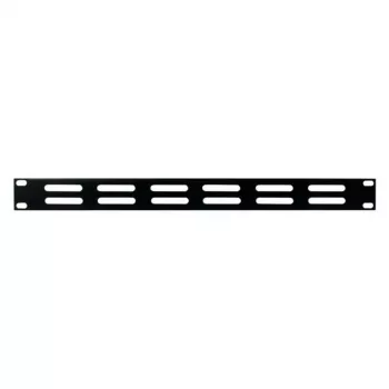 DS-IT 19 inch perforált takarópanel 1U, fekete