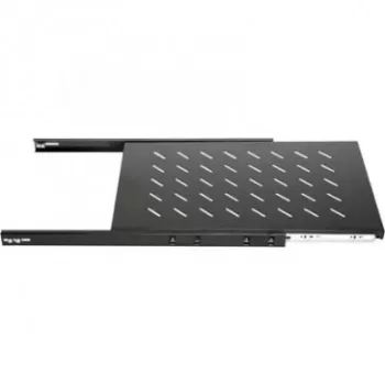 DSIT DS-UH100 kihúzható rackpolc 1U 930 mm mélység 18 kg terhelés fekete