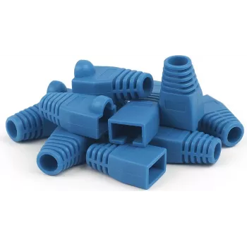 DSIT DANICOM RJ45 kábelvédő kék - 10 darab (DC-RJ45-BOOT-BLUE-10PCE)