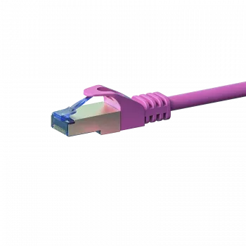 DSIT CAT 6a LSOH S/FTP hálózati patch kábel 1,5 m rózsaszín