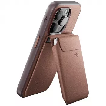 Peak Design Mobile Wallet SlimLink mágneses kártyatartó állvánnyal MagSafe-hez, Adobe Red