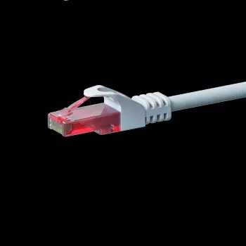 DSIT DC-62-020 CAT6 U/UTP hálózati kábel, 2 m, fehér, 100% réz