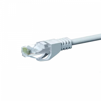 DSIT CAT5e hálózati kábel, U/UTP, 2 m, fehér, 100% réz (DC-52-020)