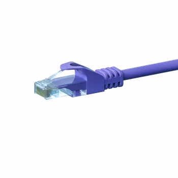 DSIT CAT5e U/UTP hálózati patch kábel, 7 m, lila, 100% réz