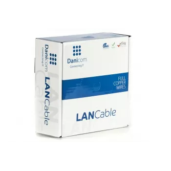 DSIT DANICOM CAT5E FTP 100 m rugalmas hálózati kábel PVC (Fca) - DC-FTP5E-100-FCA